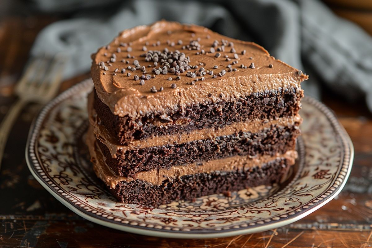 Un moelleux au chocolat sans lactose enrichi à l'avocat, une recette simple et savoureuse